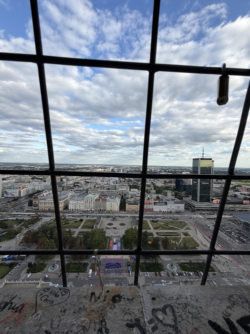 Palác kultúry a vedy - výhľad